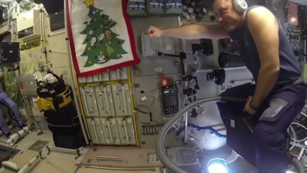 Российский космонавт на пылесосе на МКС - Sputnik Молдова