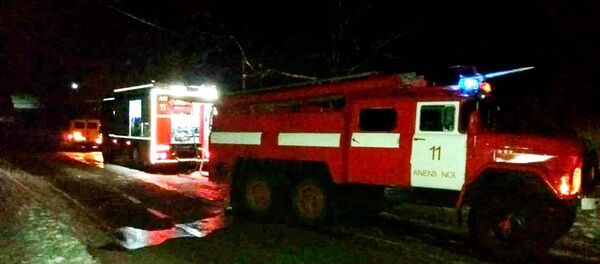 Ночной пожар. Ночной пожар. - Sputnik Молдова