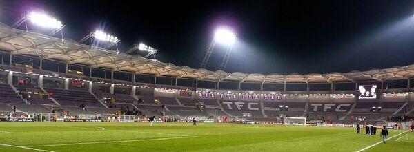 Stadionul municipal din Toulouse pe care s-a jucat meciul România-Cuba, vedere actuală Stadionul municipal din Toulouse pe care s-a jucat meciul România-Cuba, vedere actuală - Sputnik Moldova-România