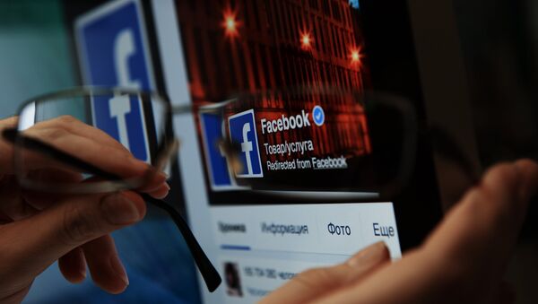 Социальная сеть Фейсбук - Sputnik Moldova-România