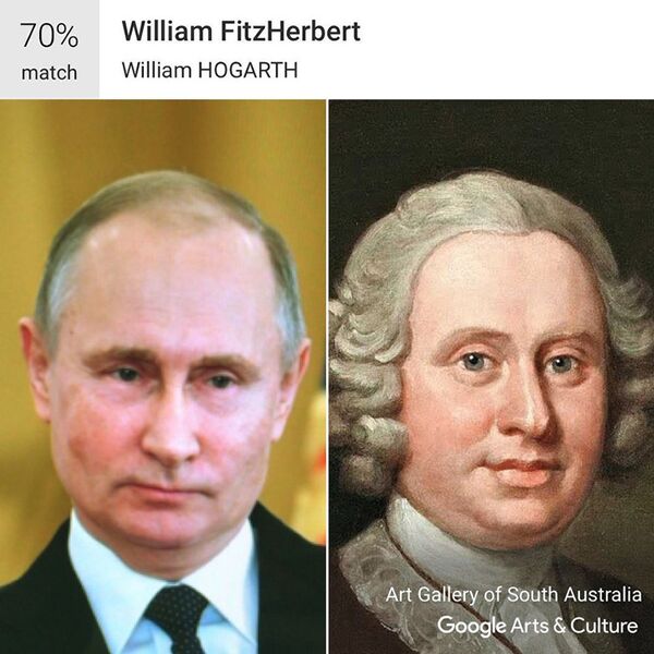 Владимир Путин и портрет английского баронета Уильяма Фитцгерберта Владимир Путин и портрет английского баронета Уильяма Фитцгерберта - Sputnik Молдова