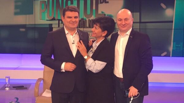 Radu Tudor și Codrin Ștefănescu la Antena 3 - Sputnik Moldova-România