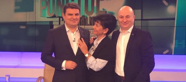 Radu Tudor și Codrin Ștefănescu la Antena 3 - Sputnik Moldova-România