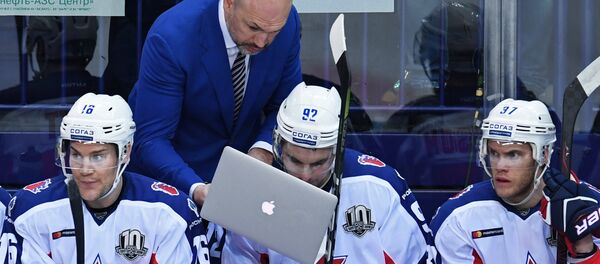 Матч регулярного чемпионата Континентальной хоккейной лиги между ХК Ак Барс (Казань) и ПХК ЦСКА (Москва) - Sputnik Молдова