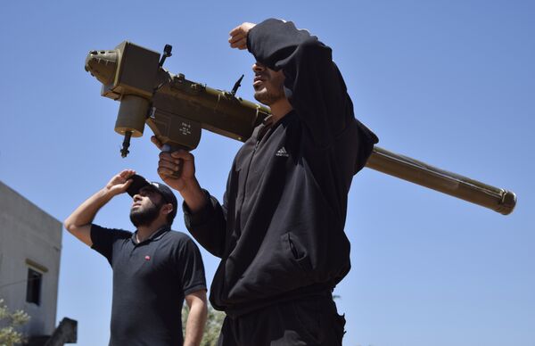 Rebeli cu sistem portabil (MANPADS), Siria Rebeli cu sistem portabil (MANPADS), Siria - Sputnik Moldova-România