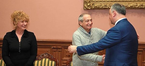 Юрий Хармелин и Игорь Додон - Sputnik Молдова