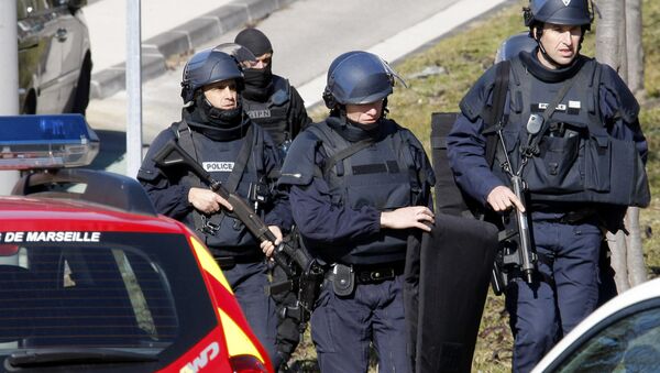 Police officers at  Marseille, southern France - Sputnik Moldova-România