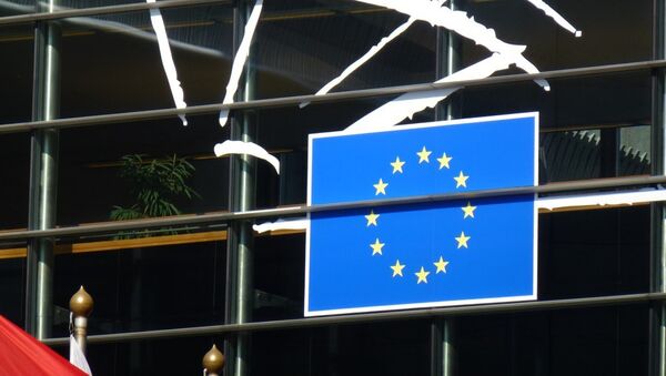 Флаг ЕС в Европарламенте - Sputnik Молдова