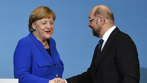 Merkel și Schulz - Sputnik Moldova