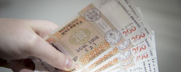 банкноты номиналом 200 лей - Sputnik Moldova