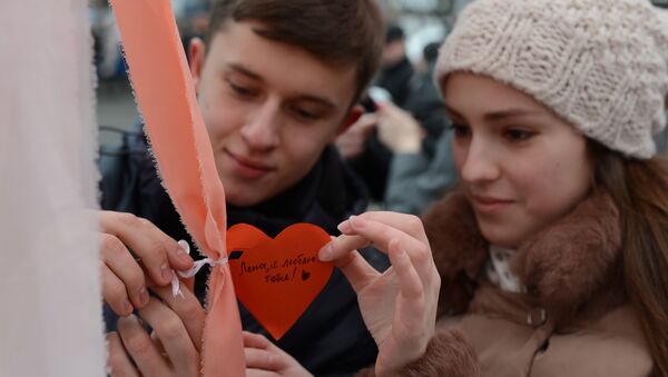Празднование Дня святого Валентина - Sputnik Молдова