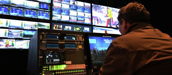 Работа Международного вещательного центра - Sputnik Moldova-România