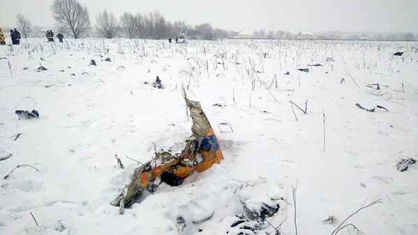 На месте крушения самолета Ан-148 в Московской области - Sputnik Молдова