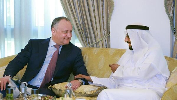 Întrevederea lui Igor Dodon cu omul de afaceri din Arabia Saudită Rashid S. Al-Rashid - Sputnik Moldova