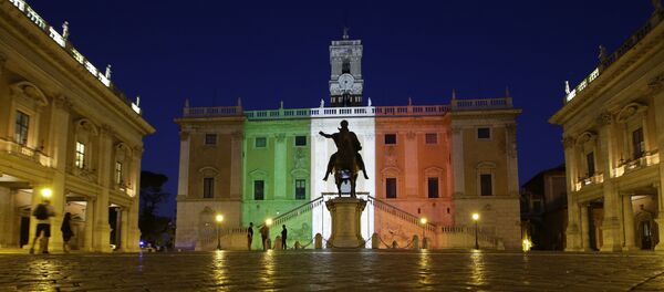 Fațada de la Campidoglio Capitol Hill din Roma - Sputnik Moldova-România