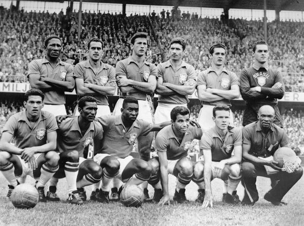 Naționala Braziliei la CM 1958 Naționala Braziliei la CM 1958 - Sputnik Moldova-România