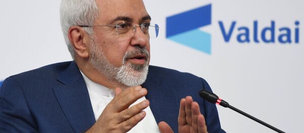 Iranian Foreign Minister Javad Zarif at the conference Russia in the Middle East: Playing on all fields held by the Valdai Discussion Club in Moscow - Sputnik Moldova-România