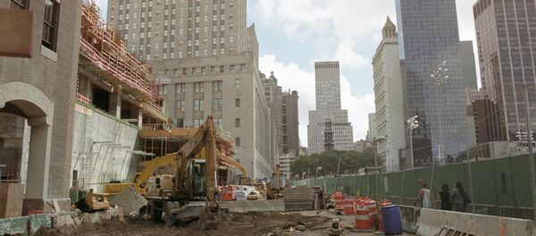 Место взрыва Всемирного Торгового центра в Нью-Йорке Место взрыва Всемирного Торгового центра в Нью-Йорке - Sputnik Moldova