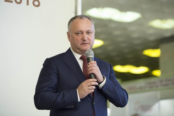 Гостем открытия EXPOVIN MOLDOVA стал президент Игорь Додон - Sputnik Молдова