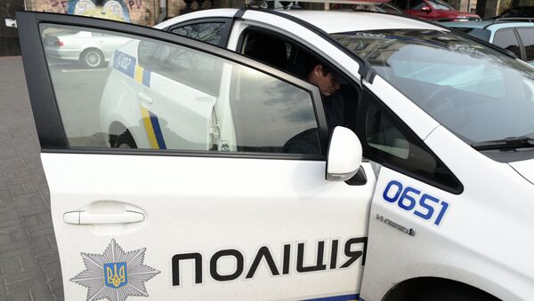 Сотрудники Украинской полиции в Киеве - Sputnik Moldova-România
