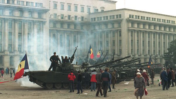 Revoluția din 1989, București - Sputnik Moldova-România