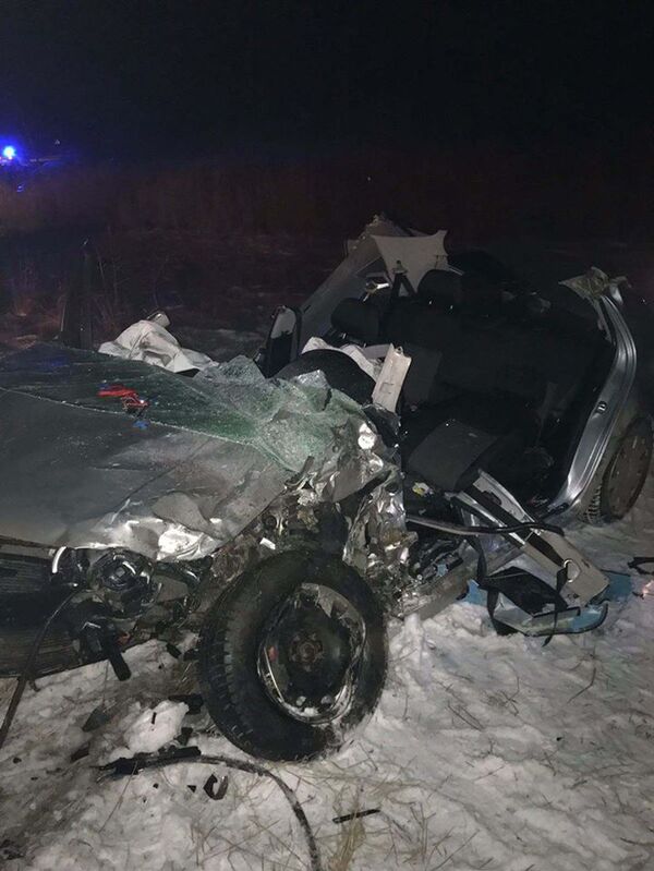 Accident rutier în apropierea localității Șapte Case, jud. Vaslui Accident rutier în apropierea localității Șapte Case, jud. Vaslui - Sputnik Moldova