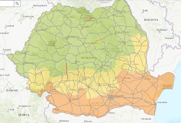 Stare drumuri în România, 26 februarie, ora 14.00 Stare drumuri în România, 26 februarie, ora 14.00 - Sputnik Moldova-România