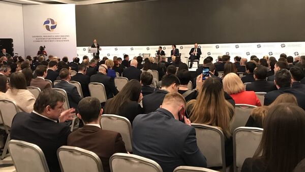 Международная межпарламентская конференция: Молдова, Грузия, Украина: Восточное партнерство и современные вызовы безопасности - Sputnik Молдова
