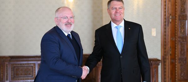 Primirea Prim-vicepreședintelui Comisiei Europene, domnul Frans Timmermans - Sputnik Moldova-România