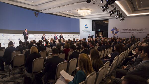 Международная межпарламентская конференция: Молдова, Грузия, Украина: Восточное партнерство и современные вызовы безопасности - Sputnik Молдова