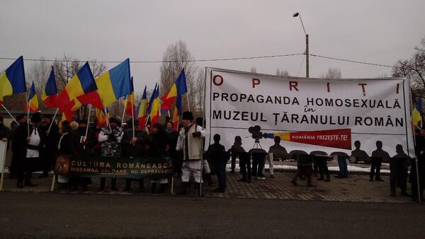 Manifestație a asociațiilor pentru Familia Tradițională - Sputnik Moldova-România