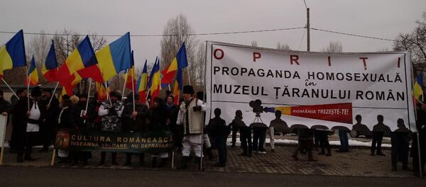 Manifestație a asociațiilor pentru Familia Tradițională - Sputnik Moldova-România