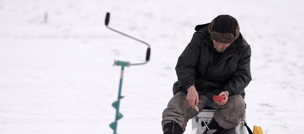 Рыбак на льду - Sputnik Молдова
