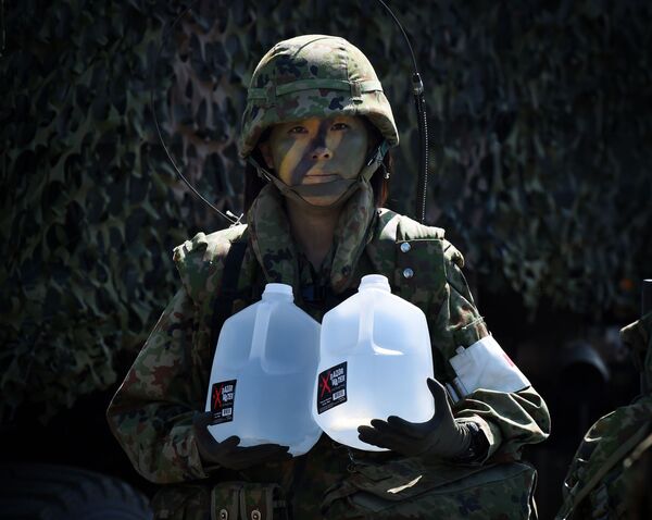 Женщина-солдат японской армии - Sputnik Молдова