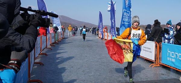 Владивосток 2018, ледовый марафон, Федор Евстигнеев - Sputnik Молдова