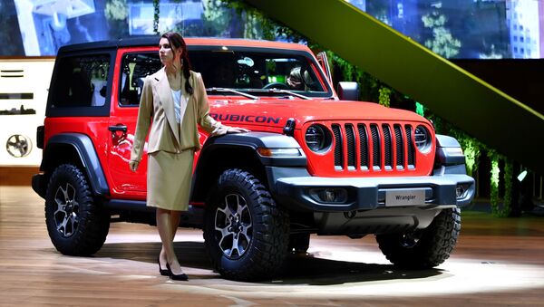 Стенд компании Jeep на автосалоне Geneva International Motor Show-2018 в Женеве, Швейцария - Sputnik Молдова