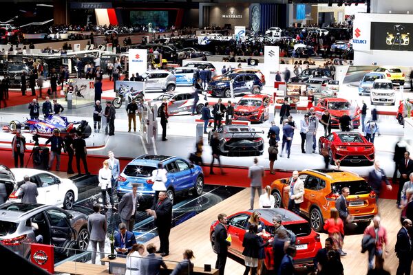 Автосалон Geneva International Motor Show-2018 в Женеве, Швейцария - Sputnik Молдова