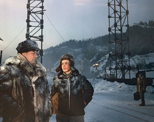 Imagini din filmul „Oameni pe pod”, anul 1960 - Sputnik Moldova