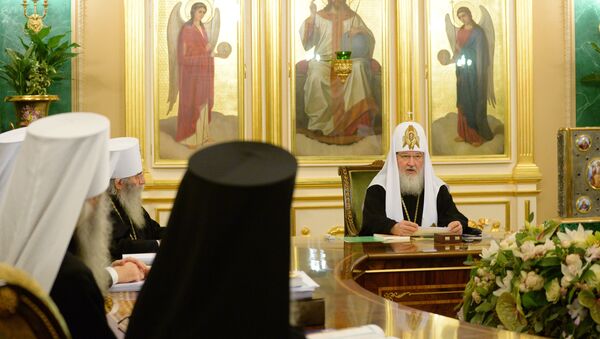 Заседание Священного Синода Русской православной церкви - Sputnik Moldova-România