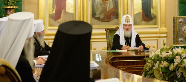 Заседание Священного Синода Русской православной церкви - Sputnik Moldova-România