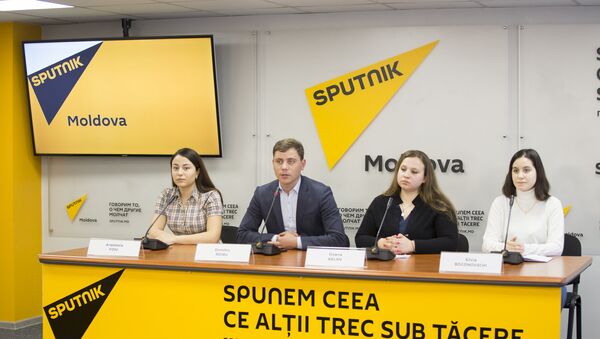 Anastasia Foiu, Dumitru Roibu, Oxana Balan și Silvia Bogonovschi - Sputnik Молдова