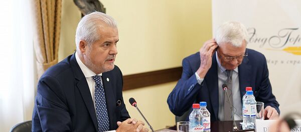 Adrian Năstase la Moscova, 16 martie 2018 - Sputnik Moldova-România