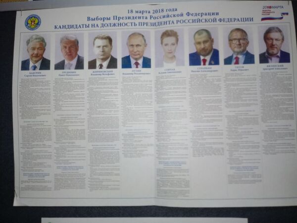 Candidații la alegerile prezidenţiale ruse 2018 Candidații la alegerile prezidenţiale ruse 2018 - Sputnik Moldova-România