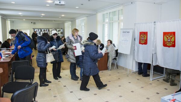 Голосование на выборах России в Кишневе - Sputnik Молдова