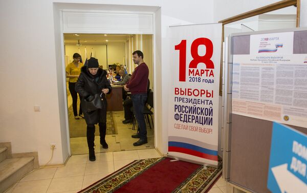 Голосование на выборах России в Кишиневе - Sputnik Молдова