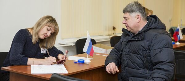 Голосование на выборах России в Кишневе Голосование на выборах России в Кишневе - Sputnik Молдова