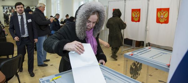 Голосование на выборах России в Кишневе - Sputnik Moldova