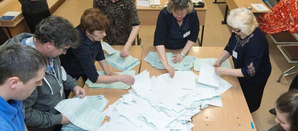 Votes counted at Russian presidential elections - Sputnik Moldova