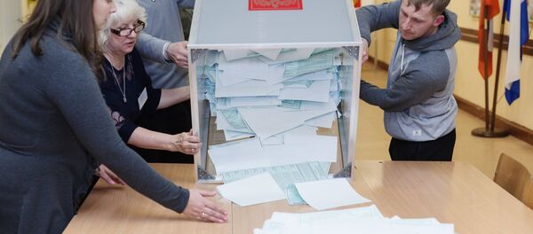 Votes counted at Russian presidential elections Votes counted at Russian presidential elections - Sputnik Moldova-România