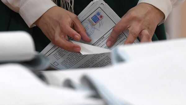 Подсчет голосов на выборах президента РФ - Sputnik Moldova